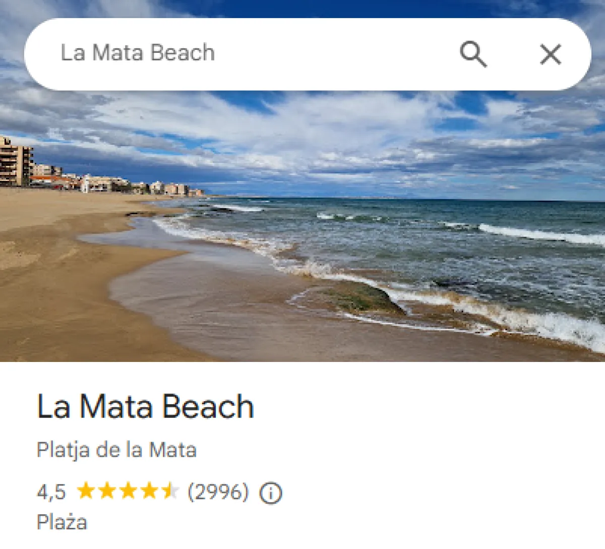 Plaża La Mata Beach - Blog Najlepsze plaże w Torrevieja