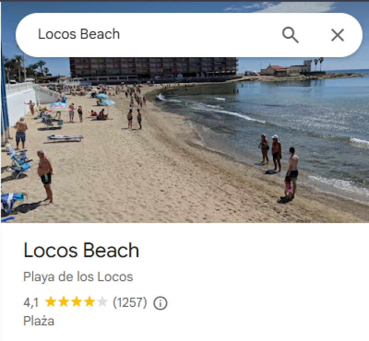 Plaża Locos Beach Torrevieja - Najlepsze plaże w Torrevieja